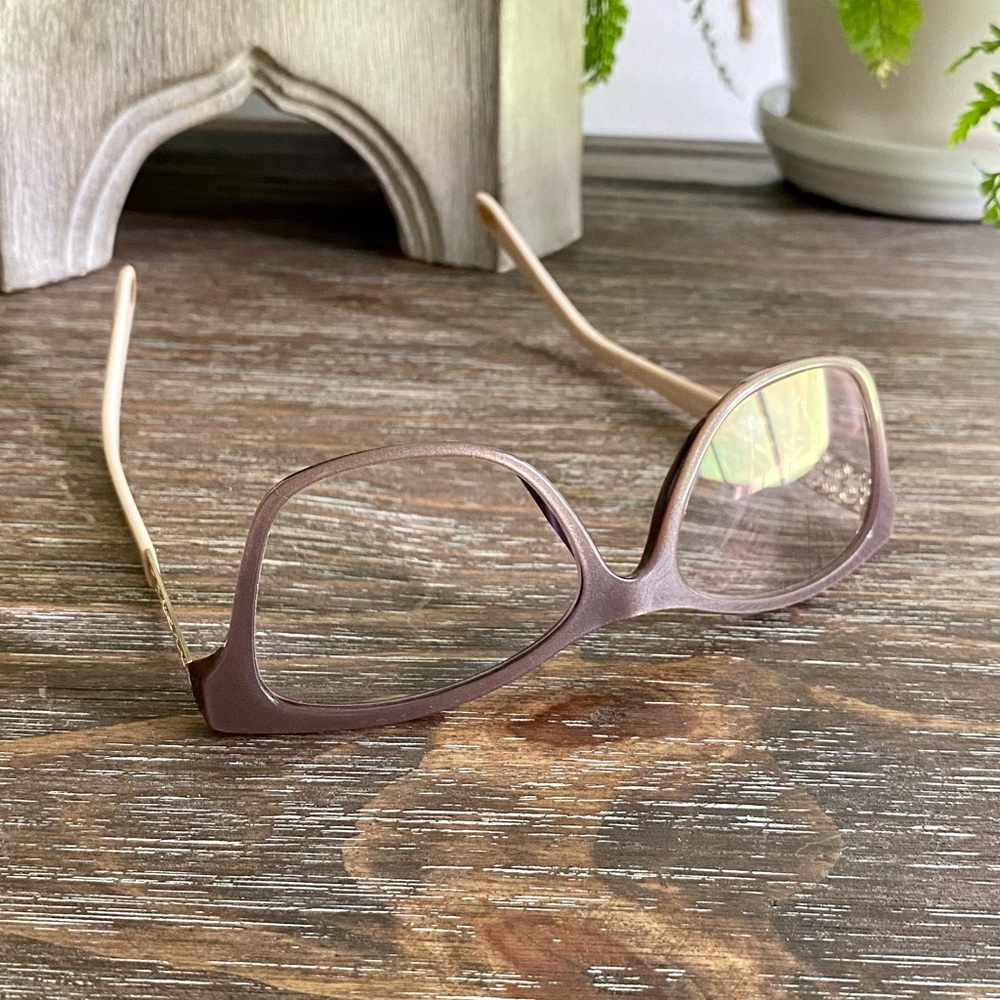 Tiffany & Co. TF 2130 8210 Rectangle Plum Pink Gold Frame Glasses 52*16*140 - Picture 2 of 16